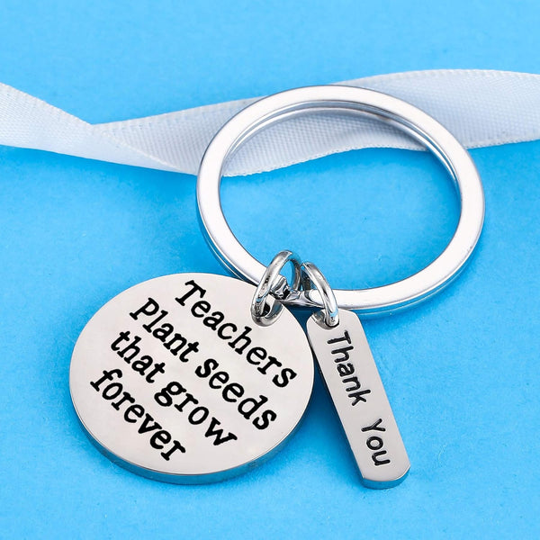 Customized Metal Keychain with Hanging Charm